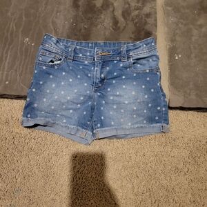 Wonder Nation Blue Polka Dot Kids Shorts